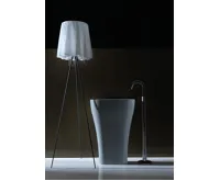 KERASAN AQUATECH keramické umyvadlo volně stojící, 60x85x40cm, bílá (5)