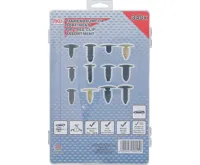 BGS Příchytky čalounění pro vozy GM, VW, Chrysler, BMW, Nissan & Ford, 340 dílů (4)