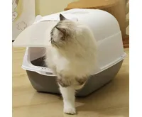 ProPet Toaleta pro kočky krytá s filtrem a dvířky 50 x 37 x 34 cm CAT101 (2)