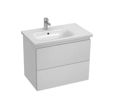 JIKA MIO N Skříňka pod asymetrické umyvadlo 750x450 mm, 2 zásuvky , Jasan