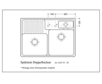 Keramický dřez Villeroy & Boch Double 895.2 Bílá keramika (19)