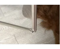 GELCO ANTIQUE sprchové dveře otočné, 800mm, pravé, ČIRÉ sklo, bronz, světlý odstín (10)