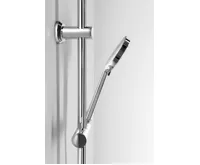 AQUALINE ZARA sprchový sloup k napojení na baterii, hlavová, ruční sprcha, chrom (7)