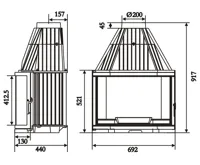 HS Flamingo Laudel  700 PRIZMAT Krbová vložka 6370-56 (2)