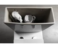 AQUALINE VERMET WC kombi, spodní/zadní odpad, bílá (6)
