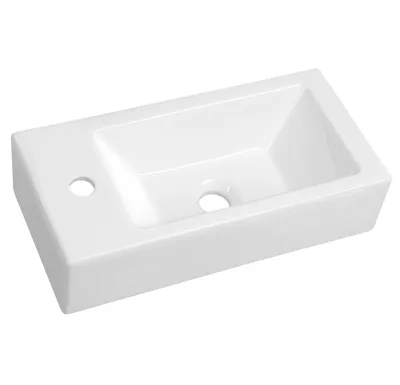AQUALINE ALMA keramické umývátko, 50x24,5 cm, bílá