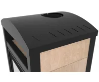 HS Flamingo Krbová kamna AQUAFLAM VARIO ® BARMA 11/5kW dlažba Ořech (24)