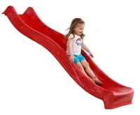 Zahradní skluzavka Skluzo 3m tyrkysová s přípojkou na vodu (2)