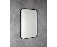 SAPHO CETIS zrcadlo s LED osvětlením 60x80cm, černá mat (5)