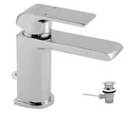 NOVASERVIS Umyvadlová baterie s výpustí SHARP chrom - 37001,0