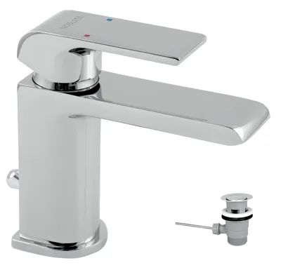 NOVASERVIS Umyvadlová baterie s výpustí SHARP chrom - 37001,0