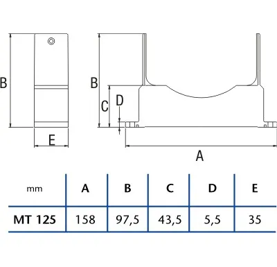 CATA Stojánek pro potrubní ventilátor MT-100