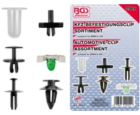 BGS Příchytky čalounění pro vozy BMW, VW, sortiment 290 dílů