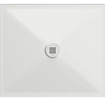 GSI Keramická sprchová vanička, obdélník 90x80x2cm, bílá mat