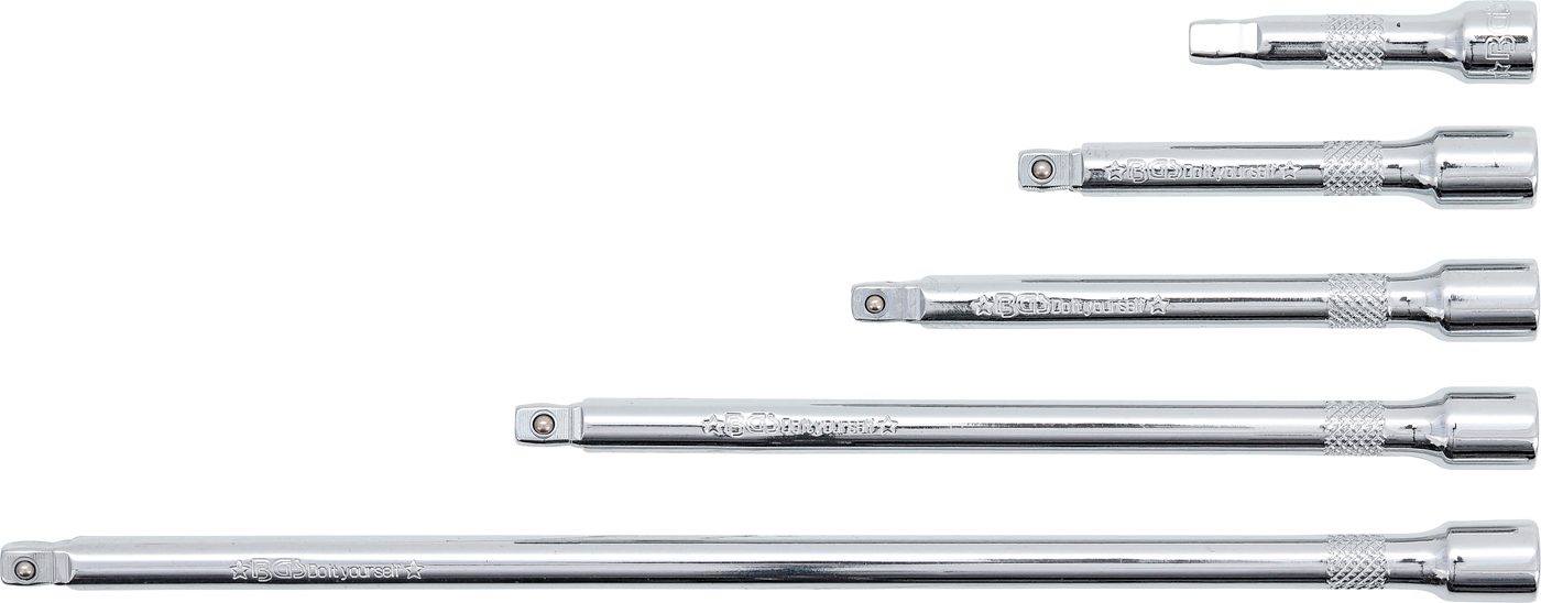 Bgs prodloužení 1/4", délka 50, 75, 100, 150, 225 mm, sada 5 dílů