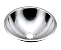 NOFER Zápustné umyvadlo nerezové, průměr 355 mm NOFER Zápustné umyvadlo nerezové, průměr 355 mm