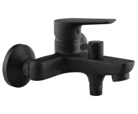 AQUALINE LOTTA nástěnná vanová baterie, černá mat