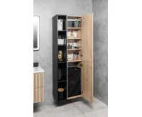 SAPHO ESPACE skříňka 35x172x32cm, 2x dvířka, levá/pravá, dub alabama (7)
