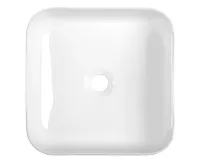 SAPHO PRATA keramické umyvadlo na desku, 39,5x39,5cm, bílá (3)