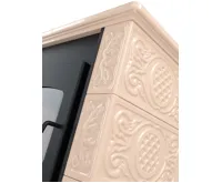 HS Flamingo Kachlová kamna FLAMINGO ® BALI, kachle krémová (15)