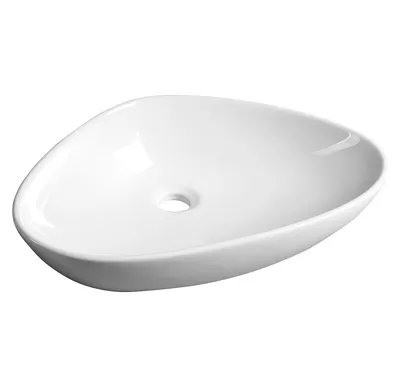 SAPHO TERUEL keramické umyvadlo na desku 59x39cm, bílá