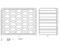 BGS Gumová podložka, pro zvedací plošiny, 160 x 120 x 80 mm (1)