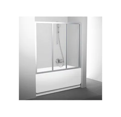 Ravak Vanová zástěna AVDP3-120 satin+transparent