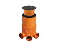 OSMA kanalizační šachta DN400x 500 mm vícevtok - pro KG 110 poklop odvětraný litina - 40t OSMA kanalizační šachta DN400x 500 mm vícevtok - pro KG 110 poklop odvětraný litina - 40t