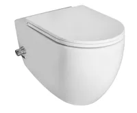 ISVEA INFINITY CLEANWASH závěsná WC mísa, integrovaný ventil a bidet. sprška, Rimless, 36,5x53cm, bílá (5)