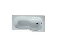 JIKA TIGO Akrylátová vana 160x80x43 cm asymetrická, pro instalaci s panelem, pravá, bez podpěr 222210 Bílá JIKA TIGO Akrylátová vana 160x80x43 cm asymetrická, pro instalaci s panelem, pravá, bez podpěr 222210 Bílá