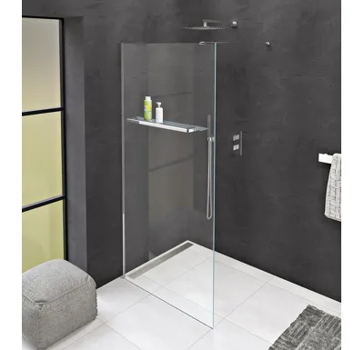 POLYSAN MODULAR SHOWER jednodílná zástěna pevná k instalaci na zeď, s otvory na držák ručníků, 1000 mm