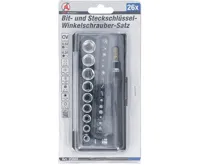 BGS Sada bitů a nástrčných klíčů / úhlového šroubováku, 6,3 mm (1/4"), 26dílná (4)