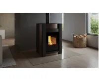 HS Flamingo Krbová kamna AQUAFLAM VARIO ® KALMAR 11/5kW hnědá - sametová, elektronická regulace (21)