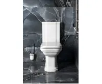 KERASAN WALDORF WC kombi, spodní/zadní odpad, bílá-chrom (4)