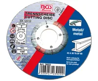 BGS Kotouč brusný na kov, O 115 x 2,5 x 22,2 mm, typ 42