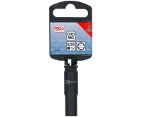 BGS Silová nástrčná hlavice, šestihranná, prodloužená,  6,3 mm (1/4"),  8 mm (3)