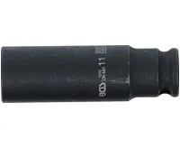 BGS Silová nástrčná hlavice, šestihranná, prodloužená,  6,3 mm (1/4"),  11 mm (2)