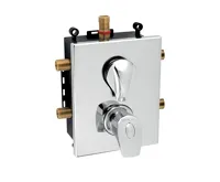 NOVASERVIS Podomítková termostatická baterie s boxem, 3 vývody - BOX57052RXT,0 NOVASERVIS Podomítková termostatická baterie s boxem, 3 vývody - BOX57052RXT,0