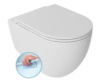 ISVEA INFINITY závěsná WC mísa, Rimless, 36,5x53cm, bílá ISVEA INFINITY závěsná WC mísa, Rimless, 36,5x53cm, bílá