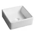 SAPHO UBEGA keramické umyvadlo na desku 38x38 cm, bílá