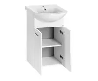 AQUALINE ZOJA umyvadlová skříňka 41,5x74x25,3cm, bílá (1)
