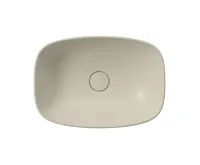 GSI NUBES keramické umyvadlo na desku 50x35cm, creta mat (3)