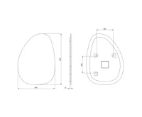 SAPHO STEN zrcadlo s LED podsvícením 67x92cm (8)