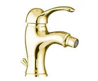 SAPHO KIRKÉ stojánková bidetová baterie s výpustí, zlato SAPHO KIRKÉ stojánková bidetová baterie s výpustí, zlato