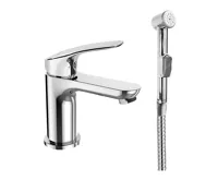 Umyvadlová stojánková baterie Eve s bidetovou sprchou