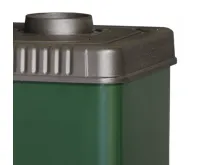 PLAMEN Litinová krbová kamna DORA 10 N - zelená (2)