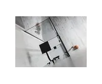 POLYSAN ALTIS BLACK boční stěna 800mm, čiré sklo, výška 2000mm, čiré sklo (1)