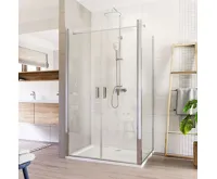 Sprchový kout, Lima, obdélník, 110x100x190 cm, chrom ALU, sklo Čiré Sprchový kout, Lima, obdélník, 110x100x190 cm, chrom ALU, sklo Čiré