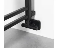 SAPHO METRO SPACE otopné těleso 550x1430 mm, do prostoru, černá mat (3)