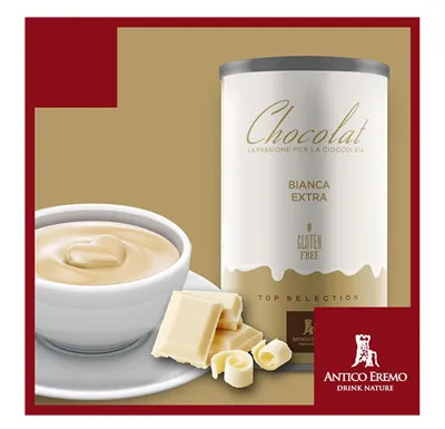 Horká čokoláda Antico Eremo - Dárkové balení Bílá 750g